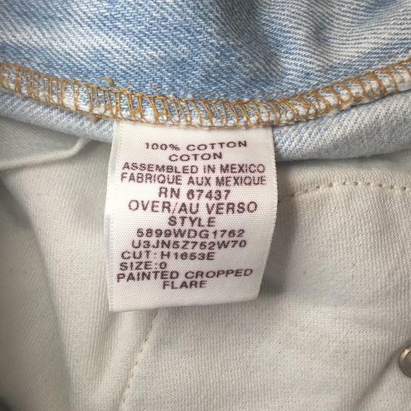 Vintage Polo Ralph Lauren Painted Cropped Flare - Picture 10 of 10